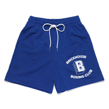 CLASSIC "B" BRICKHOUSE BOXING CLUB MESH SHORTS – DODGER BLUE